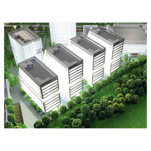 新デザイン建築デザインクリスタルミニチュア建築モデル3Dプリント建築モデル - Product Image 1