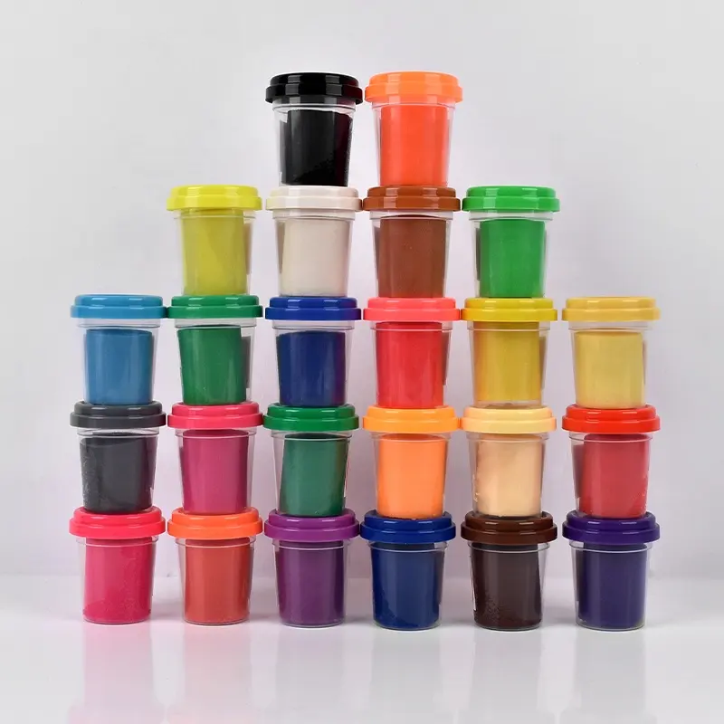 AKIA playdough toys for kids plasticine model eco-friendly play dough containers colored clay