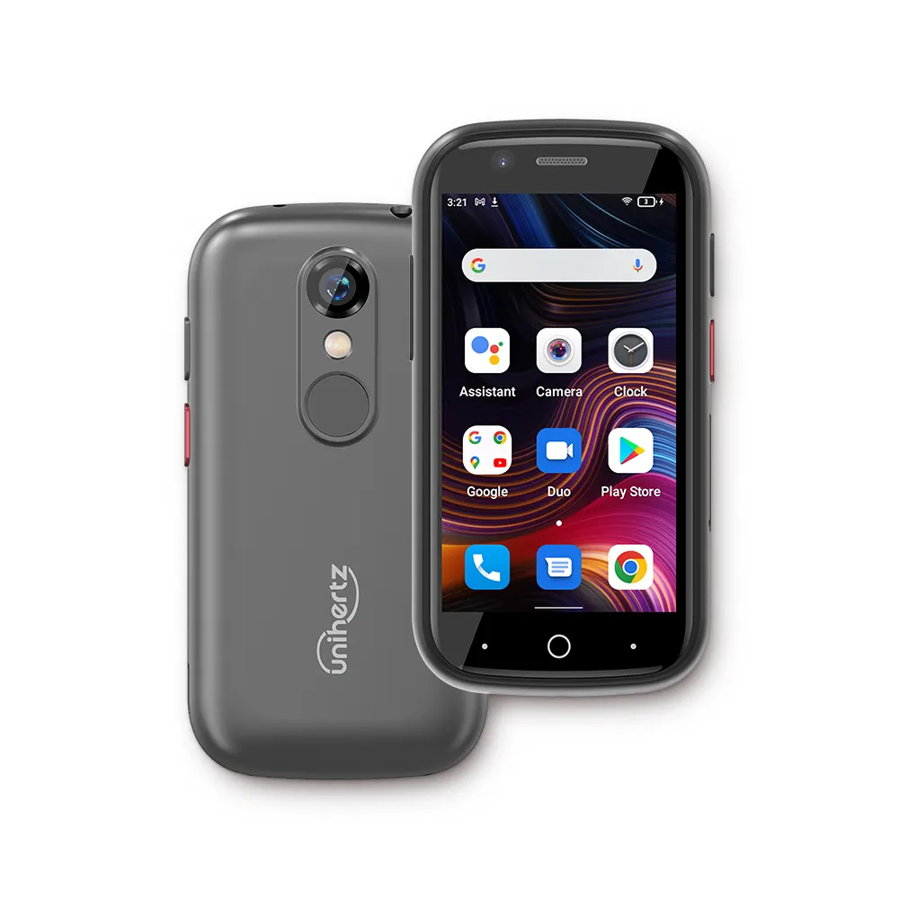Mini petit téléphone Unihertz Jelly 2E Smartphone 3.0 pouces 2000mAh débloqué avec 4 Go + 64 Go de mémoire prend en charge les téléphones mobiles NFC