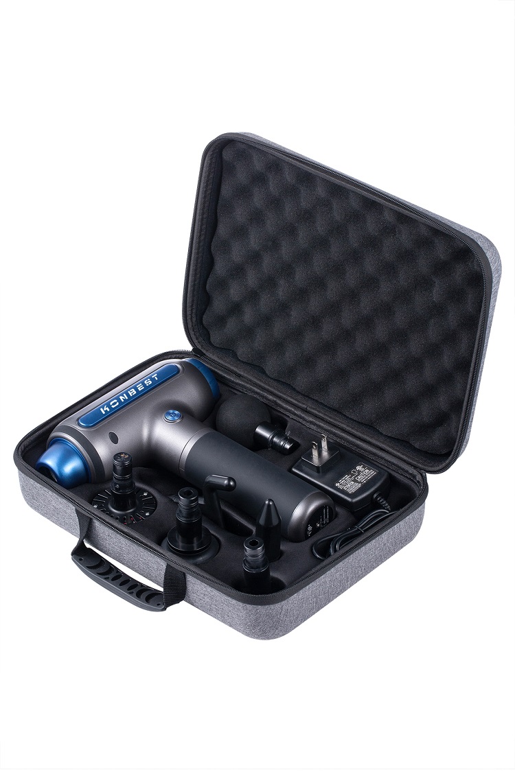 Custom 2600mAh 16MM Amplitude Cold Heated Cryotherapy Athletes Recovery Therapy Deep Tissue Fascia Muscle Massage Gun