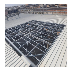 Skylight pc גיליון אחיד אלומיניום שמש צל גג גג גג אור שמיים כיפה כיפת פלדה מבנה