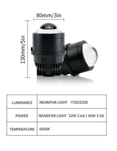 ชุดเครื่องฉายไฟขับรถ LED อเนกประสงค์พร้อมชิพ CSP ไฟตัดหมอกสำหรับ Acura Toyota Subaru MAZDA Honda รุ่นอื่นๆ - Product Image 6