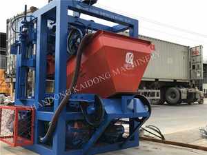 Listino prezzi della macchina per mattoni in calcestruzzo semiautomatica di migliore qualità a basso prezzo Kaidong QT4-23A e macchina per la produzione di blocchi - Product Image 4
