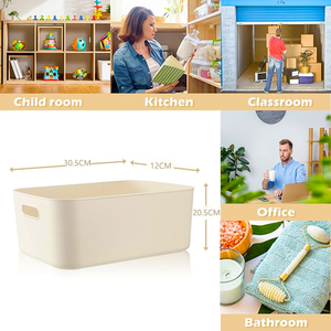 多目的プラスチック長方形ホーム収納ボックスおもちゃオーガナイザー - Product Image 5