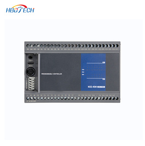 Kit de controlador lógico programable (PLC) de entrada, controlador inteligente de automatización Industrial, entrada de, salida de relé DC24V RS485 * 2
