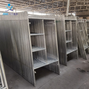 Sistema de andamio móvil de montaje rápido de construcción de China con ruedas Escalera galvanizada Andamio de Marco H - Product Image 5