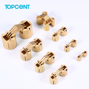 Topcent Đồ Nội Thất Phần Cứng 180 Độ Nhỏ Giấu Bản Lề Thùng Bản Lề Xi Lanh Đồng Thau Bản Lề - Product Image 4