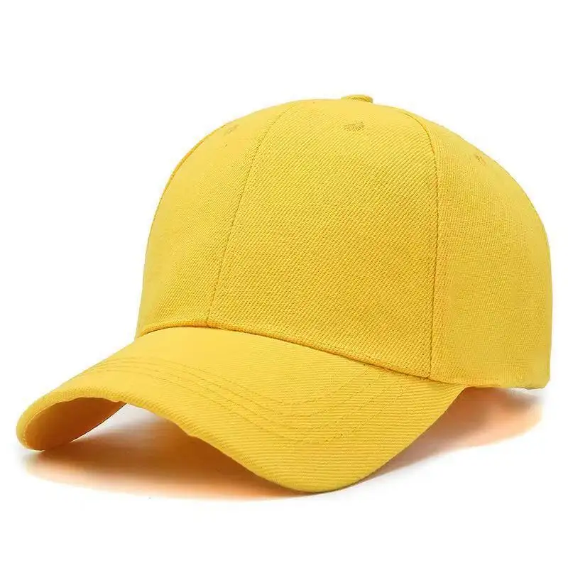 للبيع بالجملة من المصنع قبعة بيسبول ملونة ثابتة سميكة مع شعار مخصص للاستخدام الخارجي