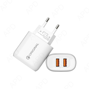 Smart 2x <strong>USB</strong> <strong>Power</strong> Supply <strong>Adapter</strong> 10W 5V/2.4A Charging Head EU/US Plug for Laptop Mobile Phone 5A/2A <strong>Output</strong> Currents for Camera - Product Image 5