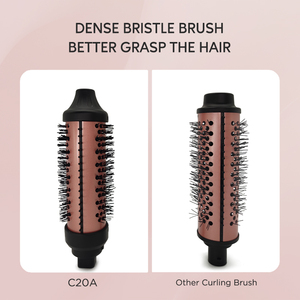 LCD Display Negative Lon Single Infrared Thermal Brush 1.5 Inch Big <strong>Wave</strong> <strong>Rotating</strong> Curling Iron Brush - Product Image 6