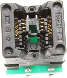 Módulo convertidor de enchufe adaptador de programador HiLetgo SOIC8 SOP8 a DIP8 EZ con accesorios de conector de proveedor Merrillchip de 150mil - Product Image 3