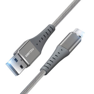 ขายส่ง1M ตกปลาสุทธิสายสำหรับโทรศัพท์มือถือ Charger 3A สายชาร์จ USB Type C ข้อมูลสาย USB C ประเภทสาย - Product Image 3