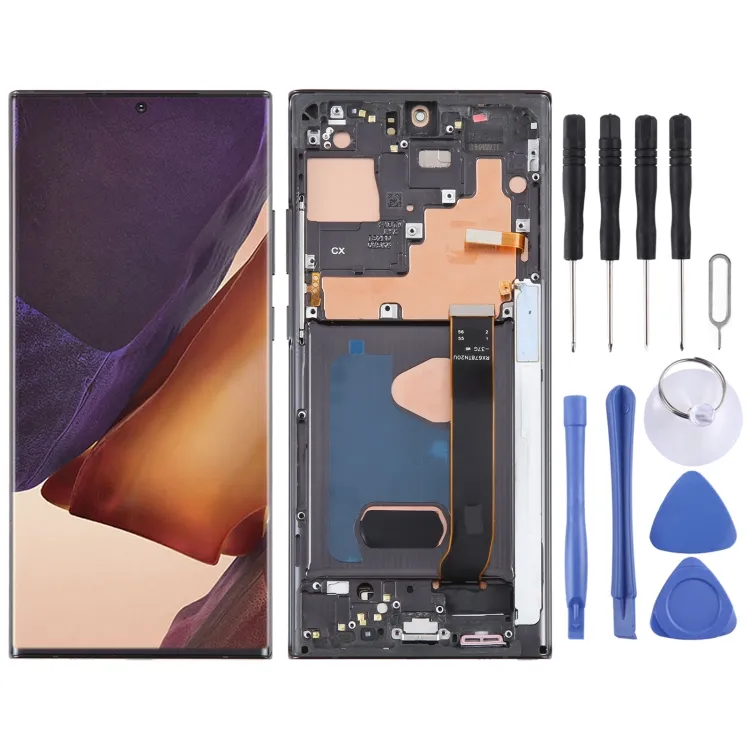 New For Samsung Galaxy Note20 Ultra 5G SM-N986B OLED LCD Screen Digitizer Full Assembly with Frame Mobile Spares Parts