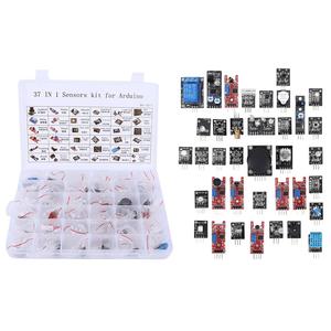 37 in 1 yeni başlayanlar sensör kiti içerir RGB Joystick ışığa başlangıç öğrenme paketi engel kaçınma Arduino DIY kiti için