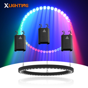 New Kinetic Beam Ring <strong>Light</strong> LED RGBW DMX512 Control Kinet Winch System DJ <strong>Lights</strong> for Bar Night Club Concert Disco Stage Lighting - Product Image 2