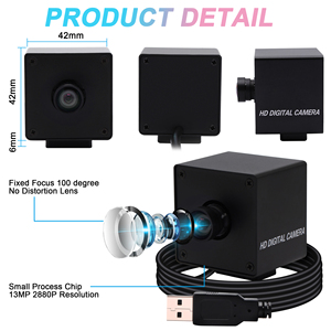 HD Industrial Webcam 13MP 3840x2880 UVC Plug and Play USB <strong>Web</strong> <strong>Camera</strong> With Undistorted Imaging,Correctable, IMX214 Sensor - Product Image 5
