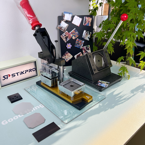 Tùy Chỉnh DIY Hình Chữ Nhật Hình Ảnh Tủ Lạnh Nam Châm Máy Làm Của Nhãn Hiệu Nút Vuông Huy Hiệu Máy Làm Kit - Product Image 4