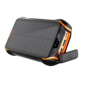 Nuevo producto 2025 Popular USB portátil tipo C Salida de entrada 25000mAh gran capacidad impermeable Camping luz LED banco de energía Solar - Product Image 4