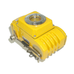 4 "dn100v端口电气流量控制机动执行器法兰球阀