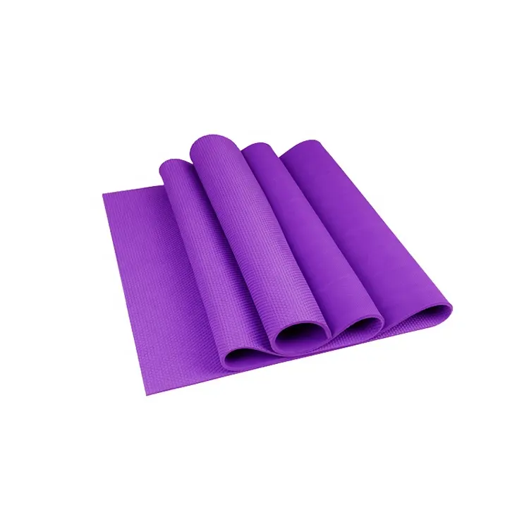 Natural tree Rubber Yoga Women Foldable Gym Rubber Yoga Mat cushioned non slip eco friendly yoga mat direct factory whole sale