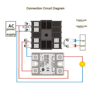 REX-C100 220V SSR/Relais Ausgang K Typ Thermo element Sensor Digital PID Thermostat Temperatur regler - Product Image 6