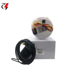 गर्म बिक्री जीपीएस गेज CX8044 NMEA 2000 85mm एनालॉग सफेद चेहरा और एलसीडी डिस्प्ले 60 गाँठ स्पीडोमीटर गेज के साथ जीपीएस सेंसर - Product Image 3