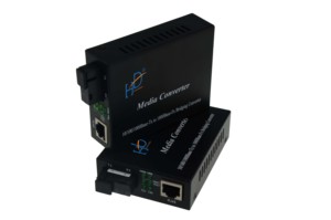 İki yönlü 10/100/1000M Fiber optik ortam dönüştürücü FTTH 4G ağ için 20km 1310/1550nm dalga boyu özelleştirme desteklenen - Product Image 2