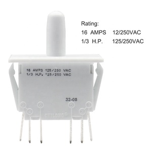 Multi-Function 6-Pin Pull <strong>Push</strong> Door <strong>Switch</strong> Normally Closed 16A Max. Current 250V Max. Voltage for Game Machines