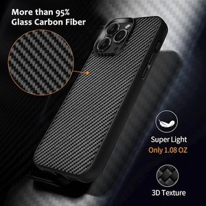 15 Pro iPhone durumda ışık tasarımı 3D cam karbon Fiber manyetik kapak darbeye kablosuz şarj uyumlu kutulu koruma