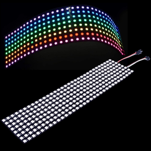Modulo led pixel light led flessibile full magic color RGB mini pixel screen WS2812B schermo a matrice di punti 8x32 16x16 8x8 - Product Image 5