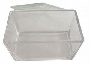 MSLSDT01 <strong>Laboratory</strong> <strong>Use</strong> Glass <strong>Microscope</strong> <strong>Slide</strong> Staining Dish Tray Lid Cover - Product Image 3
