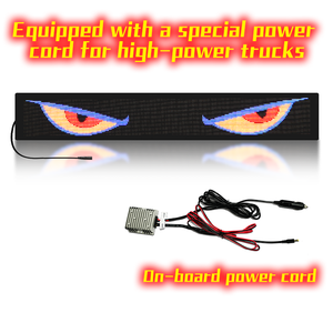 Truck Window Eyes <strong>LED</strong> Board Glowing Scrolling Blinking Eyes Messages Programmable <strong>Flexible</strong> <strong>LED</strong> Screen <strong>24V</strong> Devil's Eye <strong>LED</strong> Panel - Product Image 4