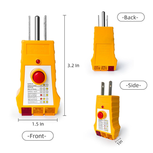 Тестер заземления для электрических розеток - Product Image 5
