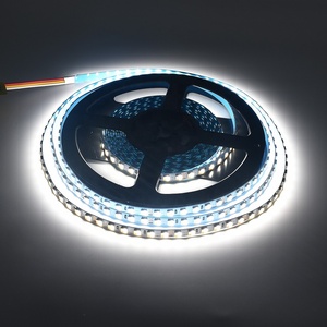 High Density 2000K 6000K Tunable Double Color 5054 102leds 24V 8mmPCB Changeable 60LEDS High CRI Dynamic 5050 CCT <strong>LED</strong> Strip - Product Image 3