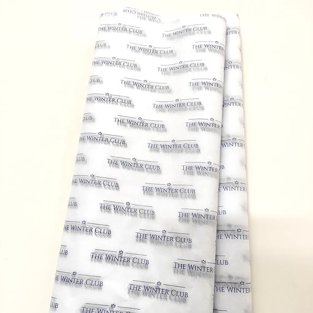 Индивидуальная Подарочная Упаковка Ювелирные изделия Pantone цвет Логотип Тонкая папиросная бумага оберточная бумага для одежды