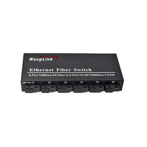 用于网络解决方案的高质量10/100/1000 Mbps PoE交换机6 SFP光纤端口2 RJ45反向PoE传输距离100m - Product Image 2