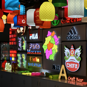 מכונת הדפסה תאורה תלת מימדית תעשייתית חסכונית 3D FDM מדפסת שילוטים מסחריים לשילוט חיצוני LED - Product Image 6