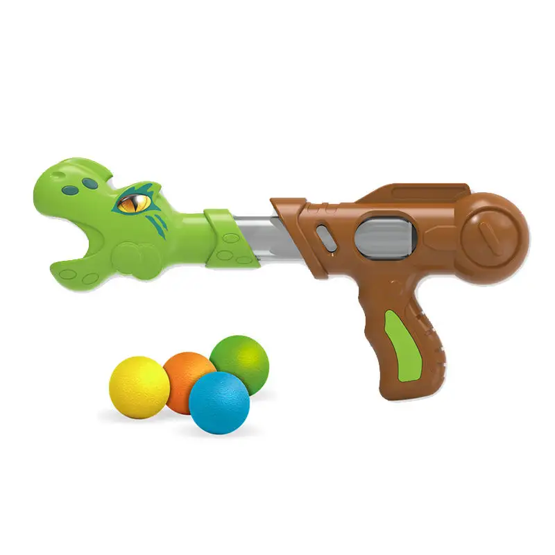 Long Range Shooting Airsoft Toy Gun Dinosaur Soft Ball Bullet Power Popper Foam Ball Gun