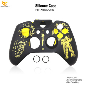 <span class=keywords><strong>XBOX</strong></span> Oneコントローラースキン用の面白いクリエイティブ保護シリコンケース防塵ソフト耐衝撃ゲームアクセサリー