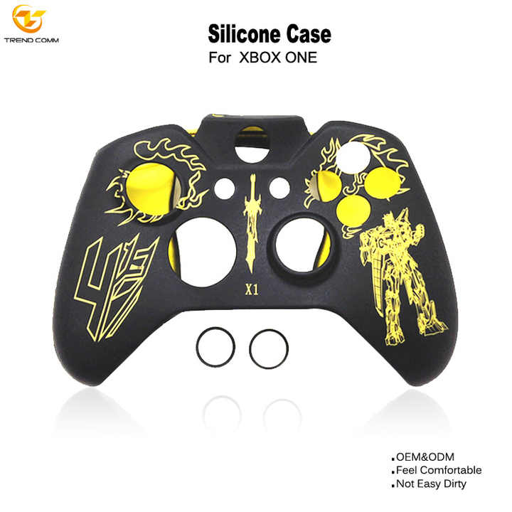 Funda protectora de silicona para mando de XBOX One, accesorios a prueba de golpes y antipolvo