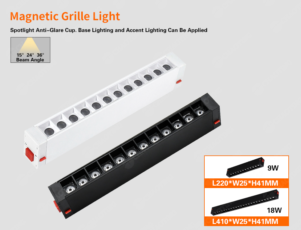 Projecteur de calandre linéaire