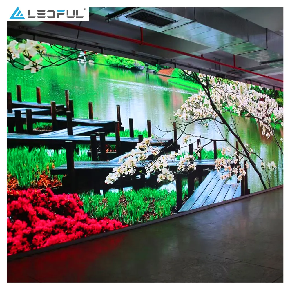 Full Color 4K P1.25 P1.56 P 2.5 P3 SMD LED Video Wall pannello interno commerciale pubblicità schermo a LED per TV Studio