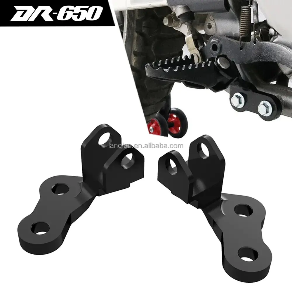 Motorcycle Accessories Footpeg Lowered Kit Lowered Footpeg Kit Bracket For Suzuki DR650 DR650S DR650SE DR 650 S SE 1996-2023