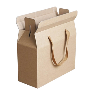 Custom Printed Corrugated Large Handbag Packaging <strong>Toy</strong> <strong>Box</strong> Soap Set Gift Kraft Paper Mailer Winter <strong>Box</strong> with Handle - Product Image 3
