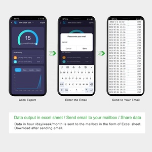 ใหม่ Tuya Smart WiFi เครื่องตรวจสอบความเค็มแบบออนไลน์มีความแม่นยำสูง5 in 1 Salt TDS G.S TEMP PH Water TDS - Product Image 4