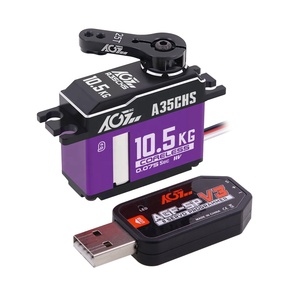 AGFRC A35CHS, 10,5 кг 0,075 S, быстрая скорость, корпус с ЧПУ, бессердечный двигатель, металлическая шестерня, программируемый цифровой мини-сервопривод для радиоуправляемого планера/струи - Product Image 3