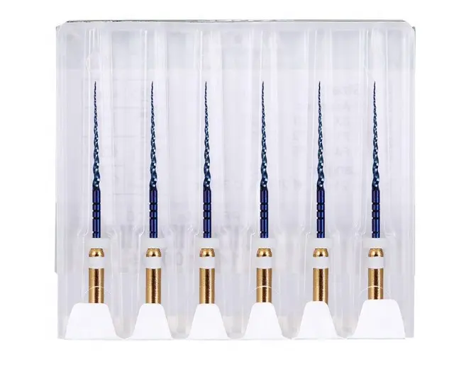 Hot Dental Endo Files Taper Dental Rotary Needle Accessories Files Endodontic Files Use for Root Canal Cleaning Heat Activation