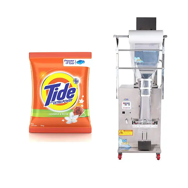 자동 세탁 세제 분말 충전 포장 기계