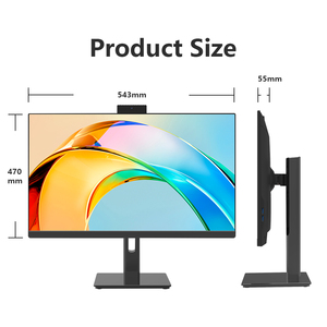 Unidad de sistema de alto brillo computadora pantalla ancha Core i7 12th todo en una computadora de escritorio para juegos de PC