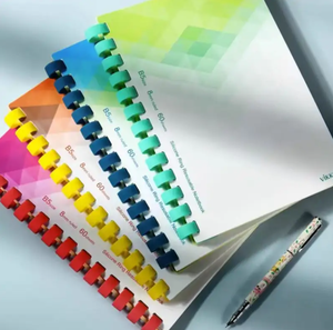 Custom A5 Hard Cover Logo Rubber <strong>Notebook</strong> Pvc Cover Spiral <strong>Notebook</strong> B6 Promotion <strong>Notebook</strong> - Product Image 2